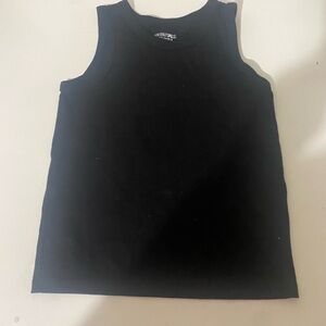Black Sleeveless Kids Top